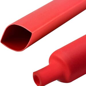 Guaina Termorestringente 6,4 mm Rossa *(stecca 1 Mt)